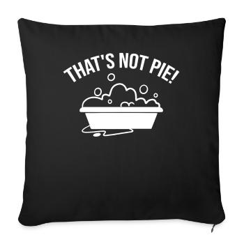 Funny soap making soap maker - Sofa pillowcase 17,3'' x 17,3'' (45 x 45 cm) - black - Front
