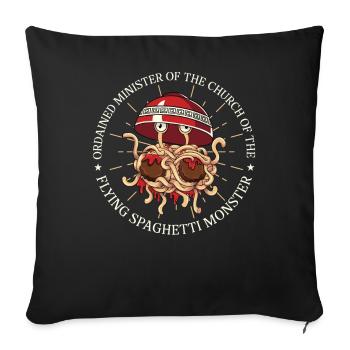 FSM - Sofakissenbezug 45 x 45 cm - Schwarz - Vorne