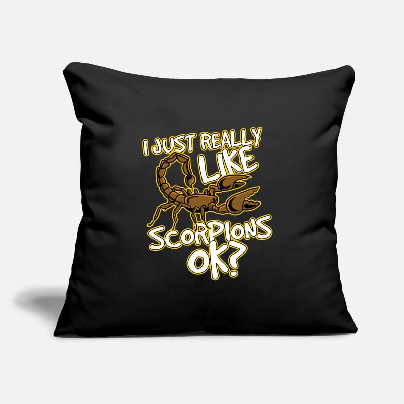 Scorpion Housse de coussin décorative 45 x 45 cm