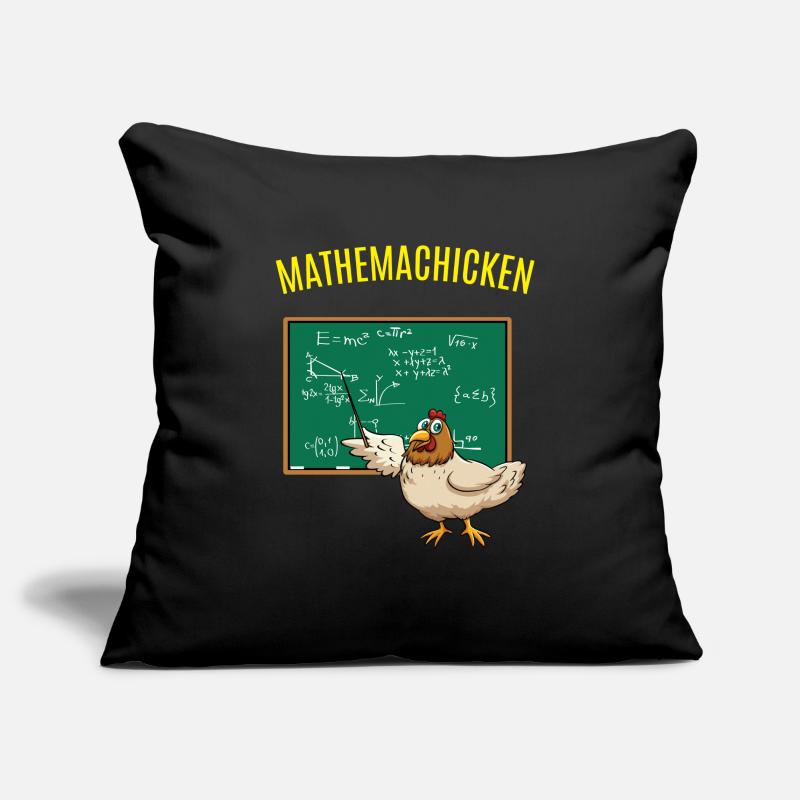 Math Math Math Chicken Math Sofa pillowcase 17,3'' x 17,3'' (45 x 45 cm)