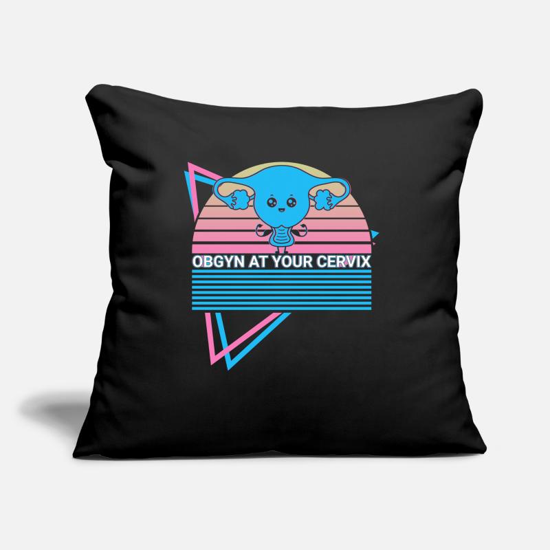 Obgyn Retro Sofa pillowcase 17,3'' x 17,3'' (45 x 45 cm)