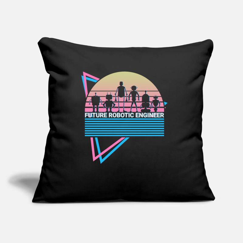 Robot Robotics Retro Sofa pillowcase 17,3'' x 17,3'' (45 x 45 cm)