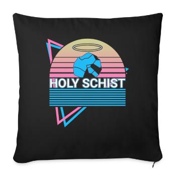 Rockhounding Rockhound Retro - Sofa pillowcase 17,3'' x 17,3'' (45 x 45 cm) - black - Front