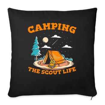 Boy Scout Cool - Housse de coussin décorative 45 x 45 cm - noir - Devant