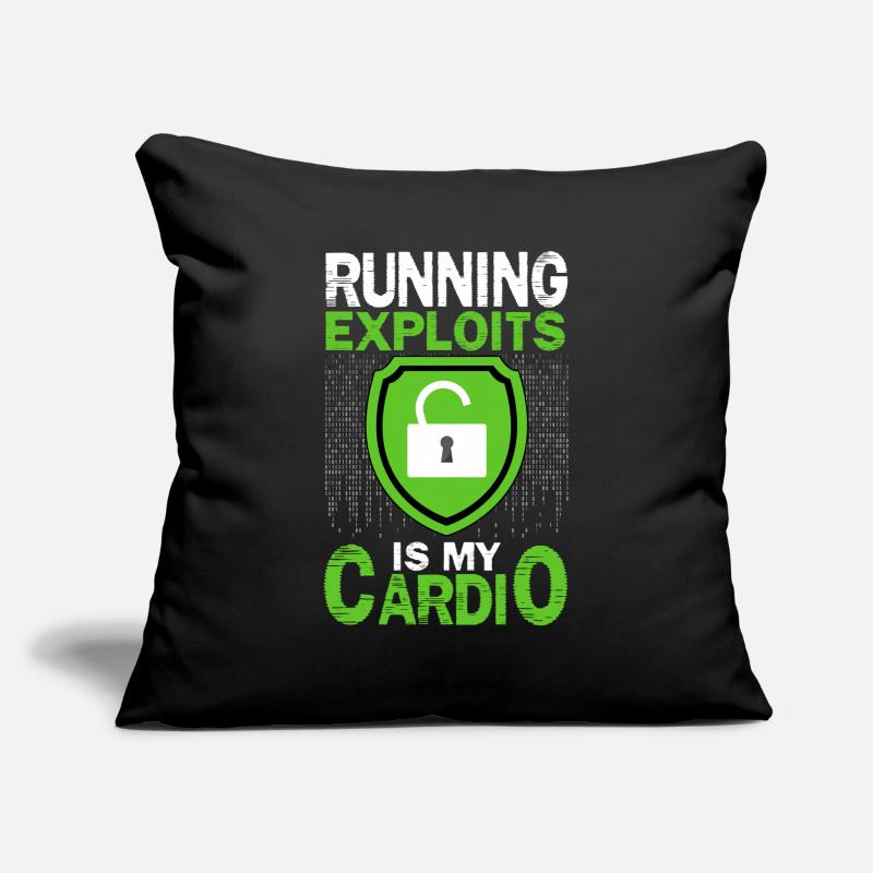 Cybersecurity, Hacking, IT Sofa pillowcase 17,3'' x 17,3'' (45 x 45 cm)