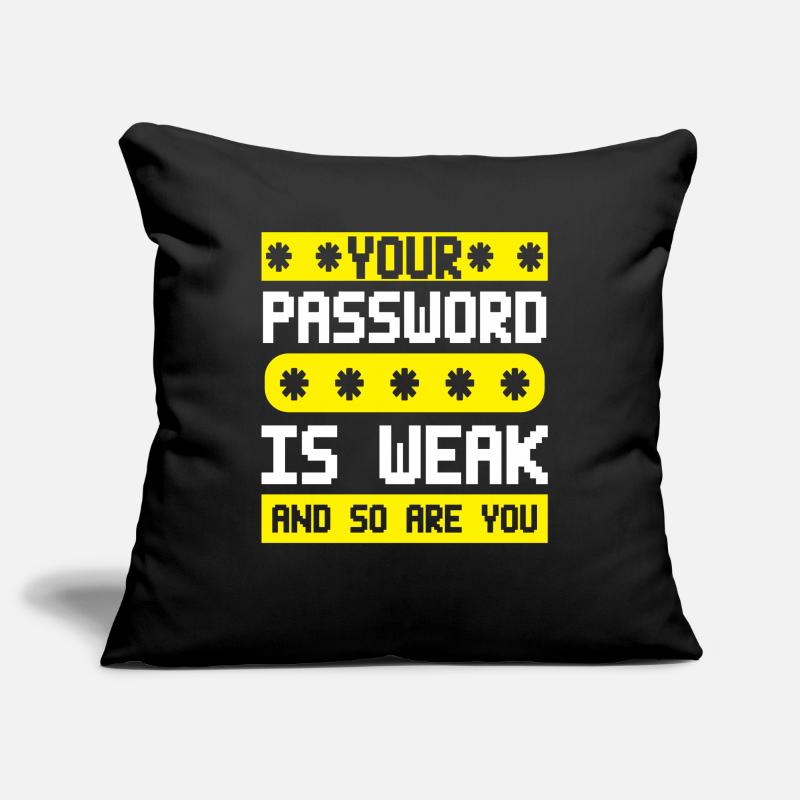 Cybersecurity, Hacking, IT Sofa pillowcase 17,3'' x 17,3'' (45 x 45 cm)