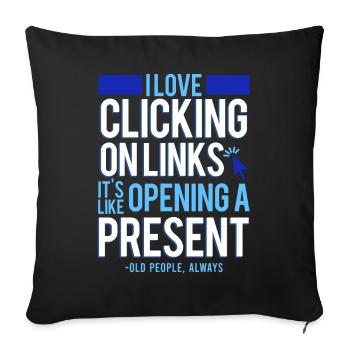 Cybersicherheit Hacking IT - Sofakissenbezug 45 x 45 cm - Schwarz - Vorne