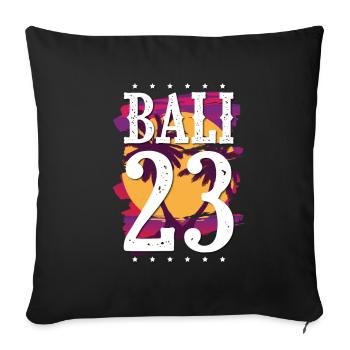 Bali 23 Jersey 2023 - Sofa pillowcase 17,3'' x 17,3'' (45 x 45 cm) - black - Front