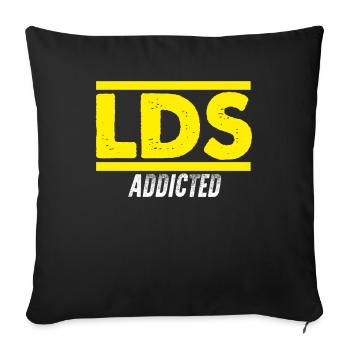 Funny Latter-day Mormon Saint Mission - Sofa pillowcase 17,3'' x 17,3'' (45 x 45 cm) - black - Front