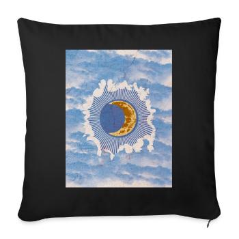 Whimsigoth Aesthetically Witchy Vintage Heavenly - Sofa pillowcase 17,3'' x 17,3'' (45 x 45 cm) - black - Front