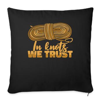 Boy Scout drôle - Housse de coussin décorative 45 x 45 cm - noir - Devant