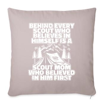 Scout - Sofa pillowcase 17,3'' x 17,3'' (45 x 45 cm) - light taupe - Front