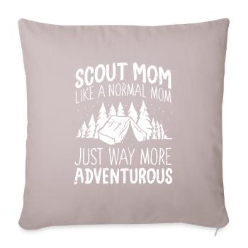 Boy Scout Mother - Sofa pillowcase 17,3'' x 17,3'' (45 x 45 cm) - light taupe - Front