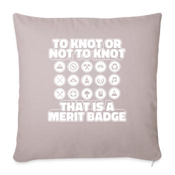 Pathfinder Nodes - Sofa pillowcase 17,3'' x 17,3'' (45 x 45 cm) - light taupe - Front