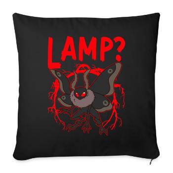 Mothman Kryptide Folklore - Sofakissenbezug 45 x 45 cm - Schwarz - Vorne