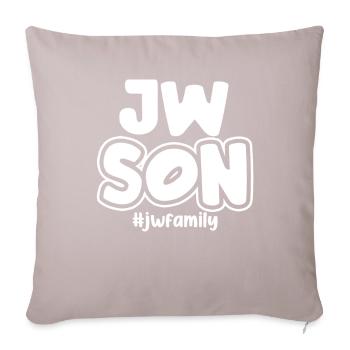 Die Zeugen Jehovas - Sofakissenbezug 45 x 45 cm - helles Taupe - Vorne
