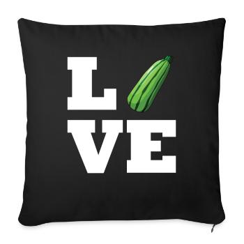 Cadeau VR de réalité virtuelle - Housse de coussin décorative 45 x 45 cm - noir - Devant