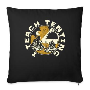 Pfadfinder Witzig - Sofakissenbezug 45 x 45 cm - Schwarz - Vorne