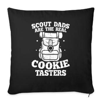 Boy Scout Cookies - Housse de coussin décorative 45 x 45 cm - noir - Devant