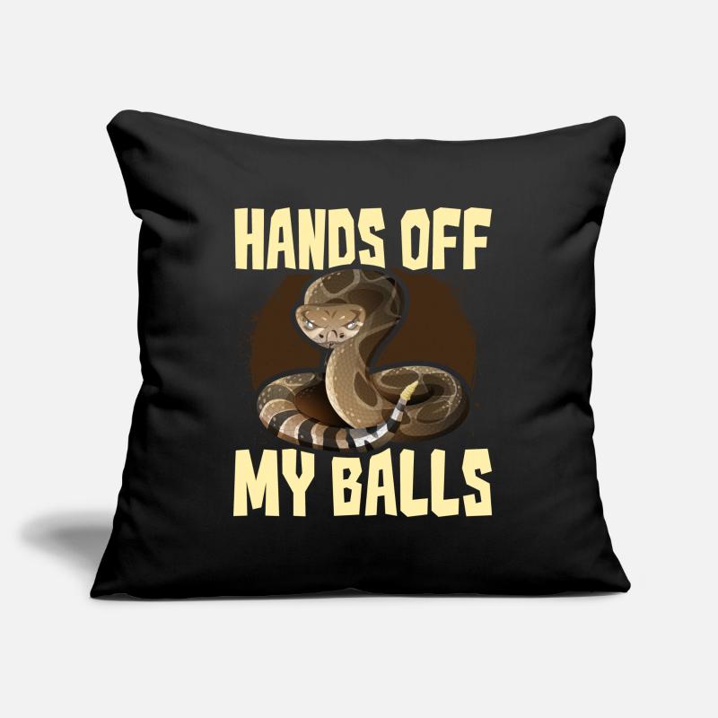 Serpent python royal Housse de coussin décorative 45 x 45 cm