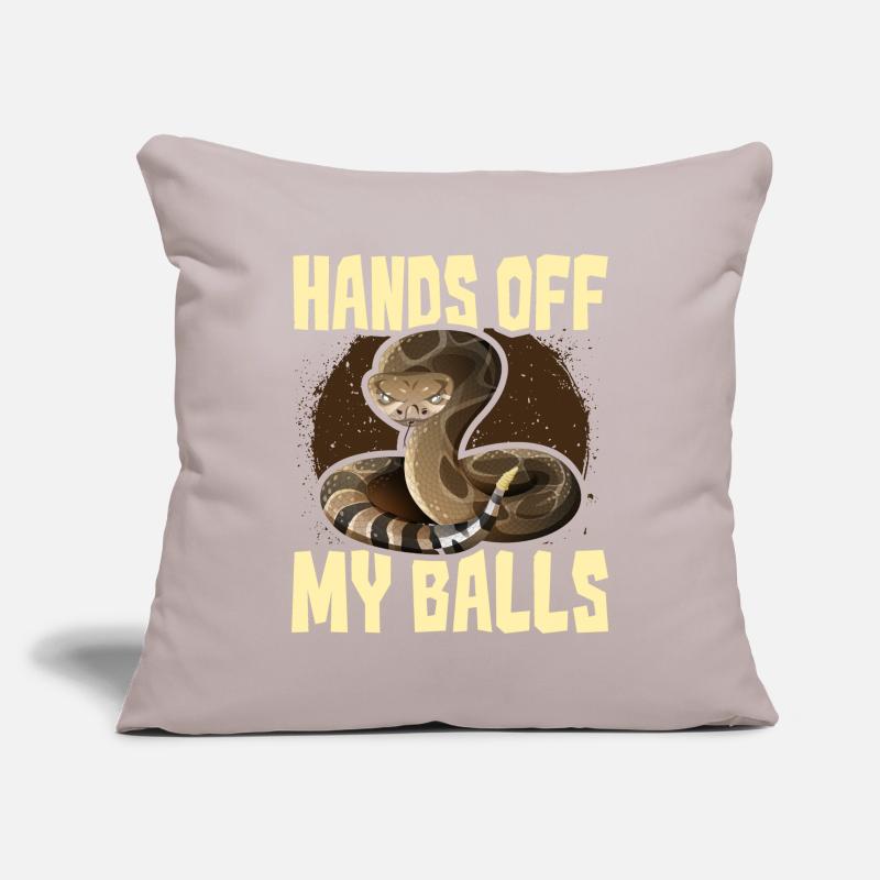 Serpent python royal Housse de coussin décorative 45 x 45 cm