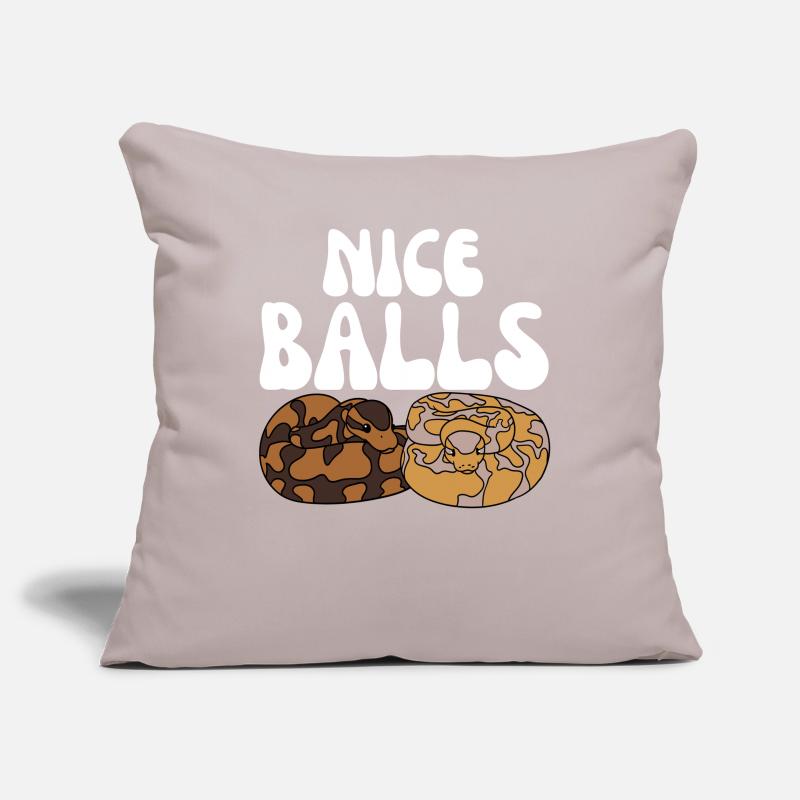 Serpent python royal Housse de coussin décorative 45 x 45 cm