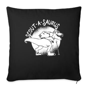 Scout - Sofa pillowcase 17,3'' x 17,3'' (45 x 45 cm) - black - Front