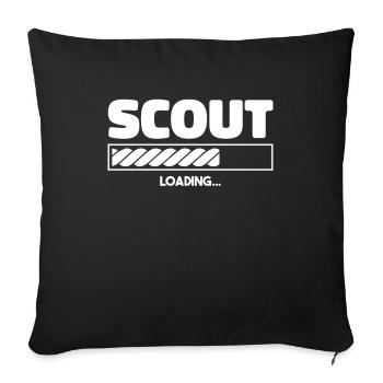 Scout - Sofa pillowcase 17,3'' x 17,3'' (45 x 45 cm) - black - Front