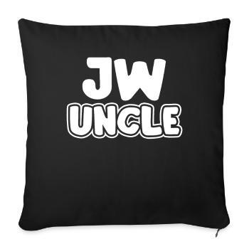 Les Témoins de Jéhovah - Housse de coussin décorative 45 x 45 cm - noir - Devant