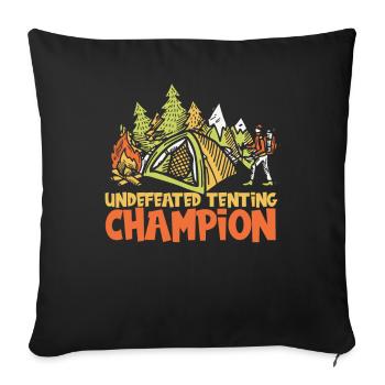 Boy Scout Champion - Housse de coussin décorative 45 x 45 cm - noir - Devant