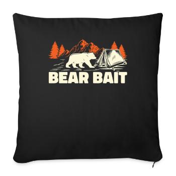 Vêtements scouts - Housse de coussin décorative 45 x 45 cm - noir - Devant