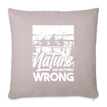 Boy Scouts Nature - Housse de coussin décorative 45 x 45 cm - taupe clair - Devant