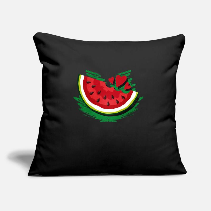 Pastèque Housse de coussin décorative 45 x 45 cm