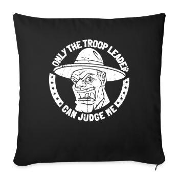 Scout Guide - Housse de coussin décorative 45 x 45 cm - noir - Devant