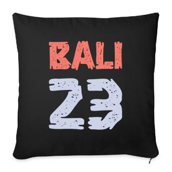 Bali 23 Jersey 2023 - Sofa pillowcase 17,3'' x 17,3'' (45 x 45 cm) - black - Front