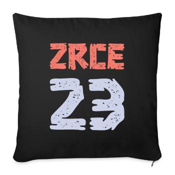 Zrce 23 Jersey 2023 - Sofa pillowcase 17,3'' x 17,3'' (45 x 45 cm) - black - Front