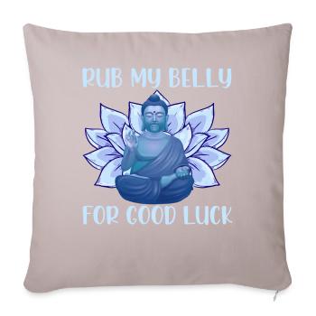 Buddha Buddhism Buddhist - Sofa pillowcase 17,3'' x 17,3'' (45 x 45 cm) - light taupe - Front