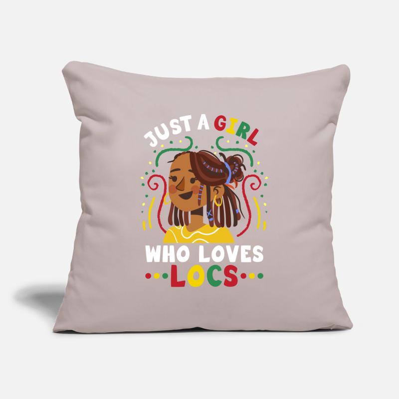 Dreadlocks Rasta Rastafari Housse de coussin décorative 45 x 45 cm
