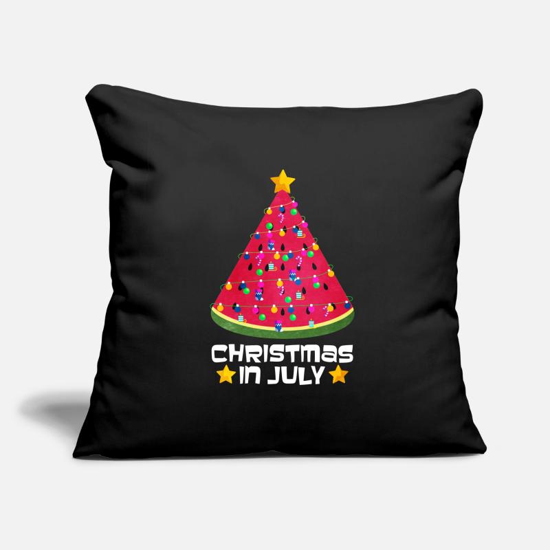 Pastèque Housse de coussin décorative 45 x 45 cm