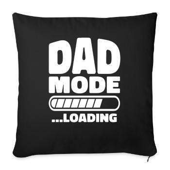 DAD mode Loading Father Fashion Loading - Sofa pillowcase 17,3'' x 17,3'' (45 x 45 cm) - black - Front