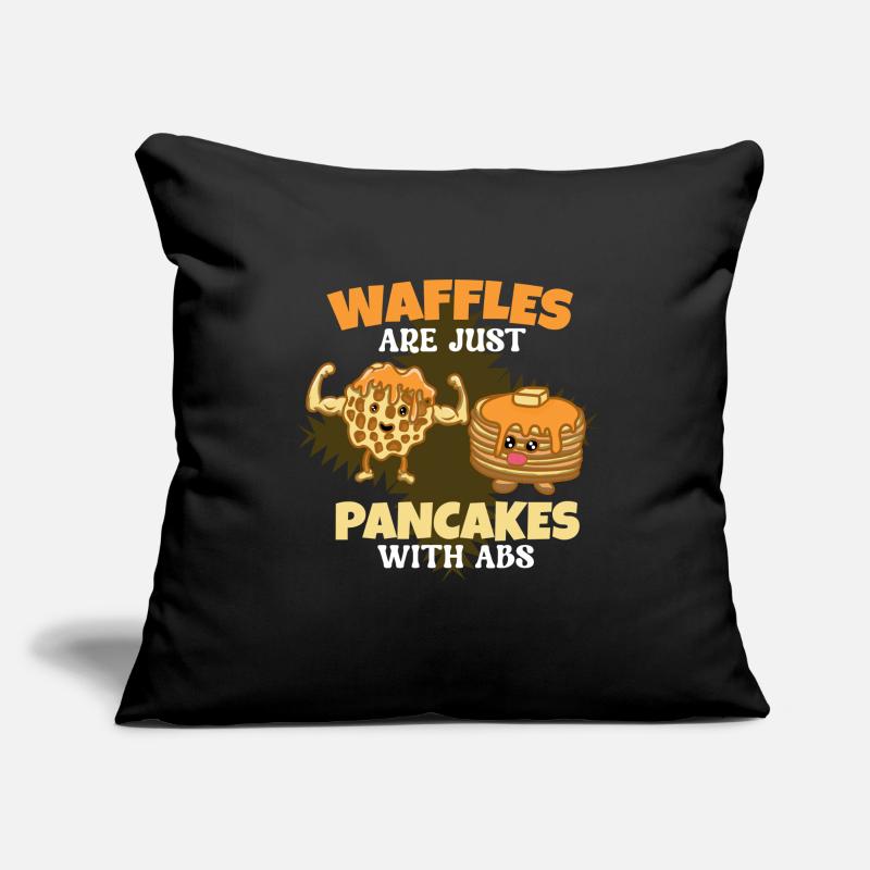Gaufre Housse de coussin décorative 45 x 45 cm