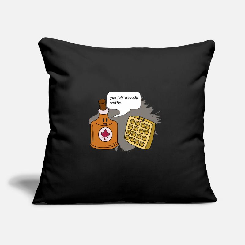 Gaufre Housse de coussin décorative 45 x 45 cm