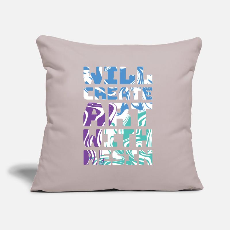Create Art With Resin Epoxy Resin Sofa pillowcase 17,3'' x 17,3'' (45 x 45 cm)