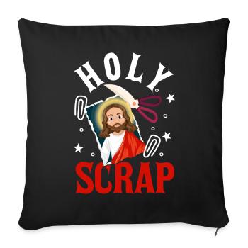 Scrapbooking Scrapbooker - Housse de coussin décorative 45 x 45 cm - noir - Devant