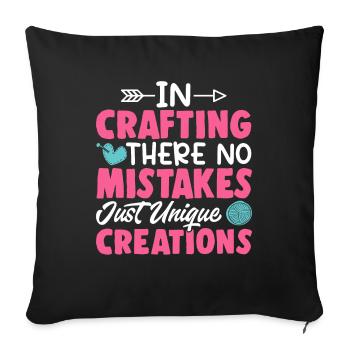 Artisan - Housse de coussin décorative 45 x 45 cm - noir - Devant