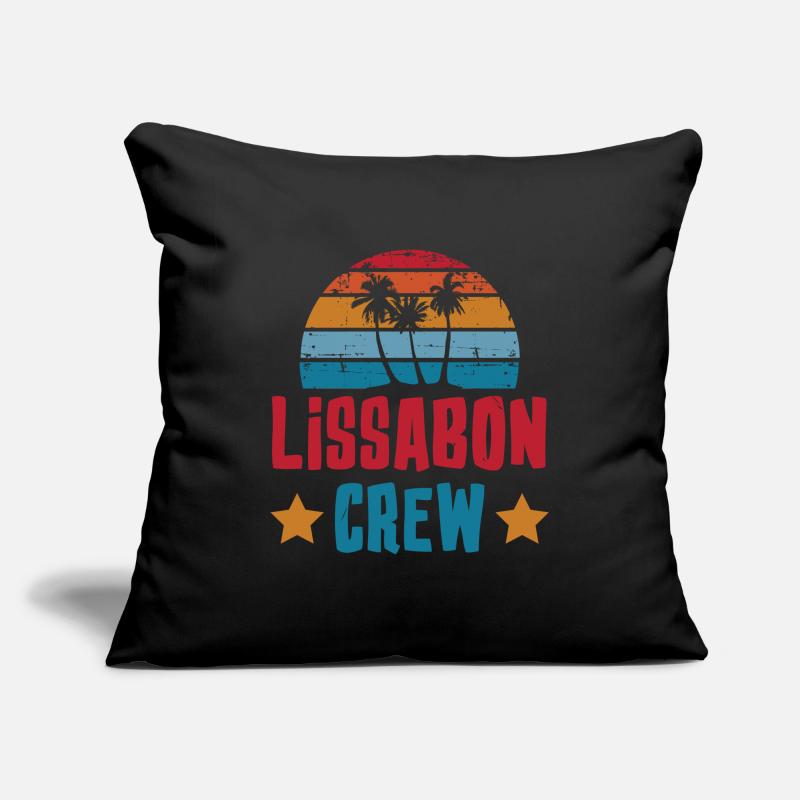 Équipage de Lisbonne Housse de coussin décorative 45 x 45 cm