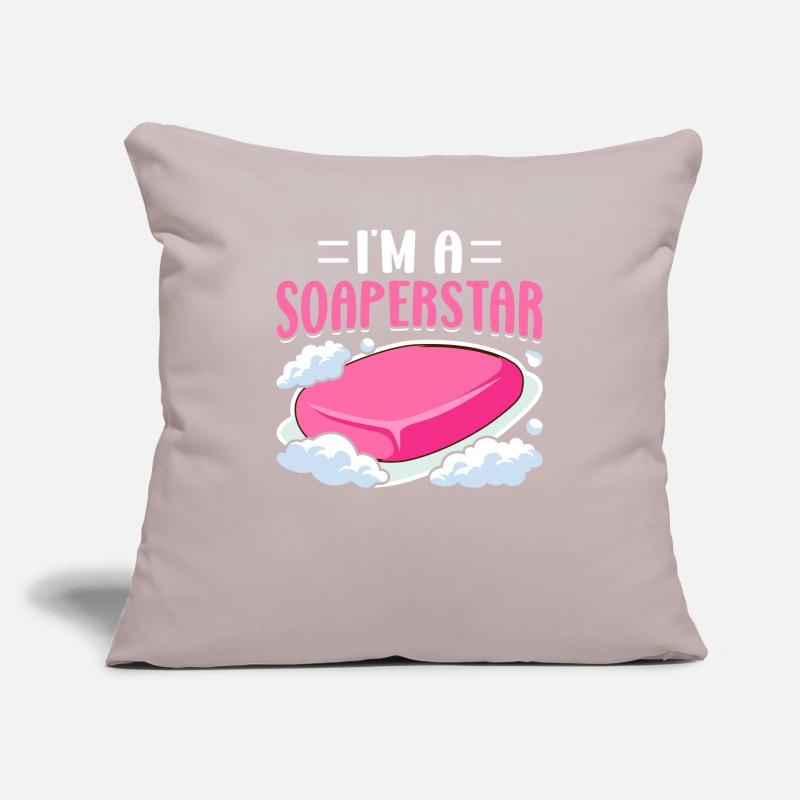 Fabrication de savon, savonnier, savonologue Housse de coussin décorative 45 x 45 cm