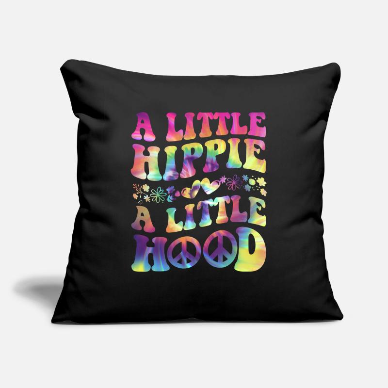 Tie dyeing peace Sofa pillowcase 17,3'' x 17,3'' (45 x 45 cm)