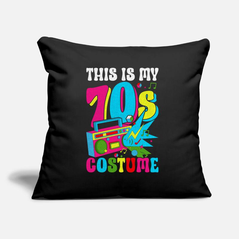 Hippie Rétro Vaporwave Housse de coussin décorative 45 x 45 cm