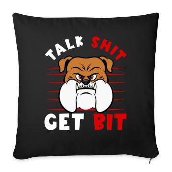 Furry Fandom Pumpkins Fursona - Housse de coussin décorative 45 x 45 cm - noir - Devant